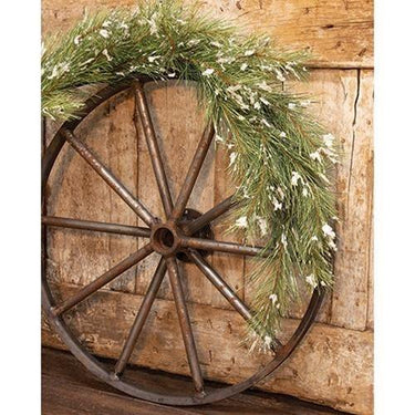 Snowy Silver Fir Garland, 6ft Christmas Decor - The Fox Decor
